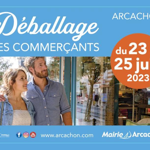 Déballage des commerçants d'Arcachon